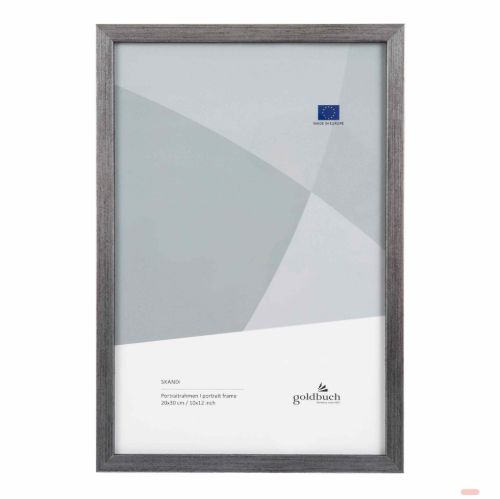 Bild von Bilderrahmen für 1 Foto Bildformat 20x30cm, Holz, Skandi silber - VE 3