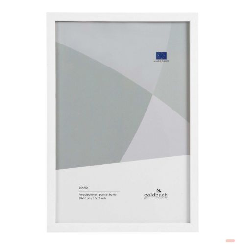 Bild von Bilderrahmen für 1 Foto Bildformat 20x30cm, Holz, Skandi weiss - VE 3