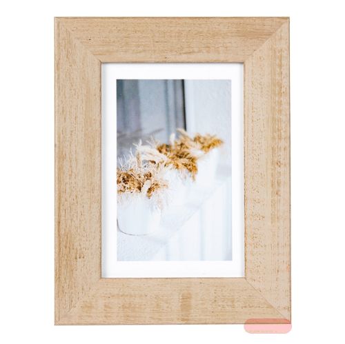 Bild von Bilderrahmen für Bildformat 10x15cm, MDF, Mantua natur - VE 3
