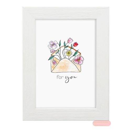 Bild von Bilderrahmen für Bildformat 10x15cm, MDF, Zoe weiss - VE 6