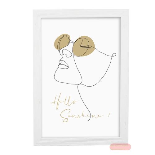 Bild von Bilderrahmen für Bildformat 20x30cm, MDF, Zoe weiss - VE 3