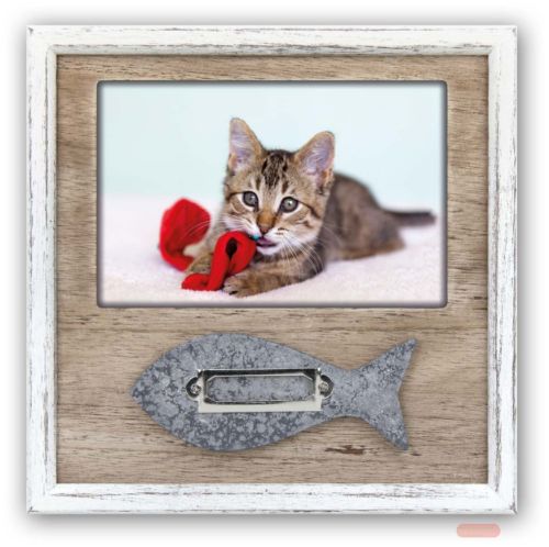 Bild von Bilderrahmen Holz Hella Katzen, für 1 Foto 10x15cm, ZW546 - VE 3