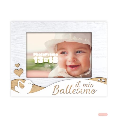 Bild von Bilderrahmen Holz Battesimo IT, 13x18cm, DR5464 - VE 3