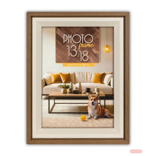 Bild von Bilderrahmen Holz Bologna brown 20x30, BG823B - VE 3