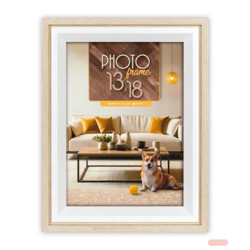 Bild von Bilderrahmen Holz Bologna creme 20x30, BG623C - VE 3