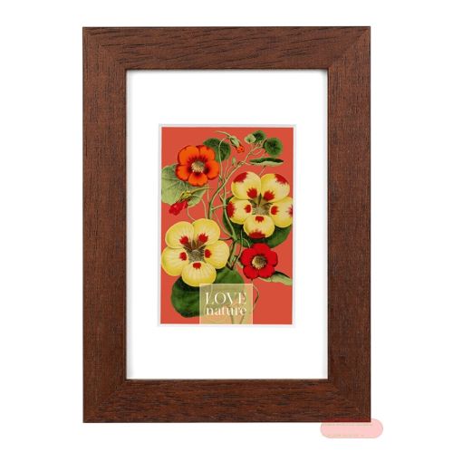 Bild von Bilderrahmen für Foto Bildformat 10x15/7x10cm, Holz, Rustiq brown - VE 3