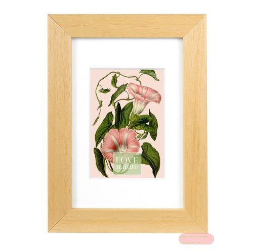 Bild von Bilderrahmen für Foto Bildformat 10x15/7x10cm, Holz, Rustiq natur - VE 3