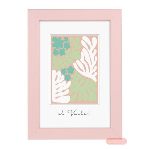 Bild von Bilderrahmen für Foto Bildformat 10x15cm, Holz, Aura Dirty Rose - VE 3