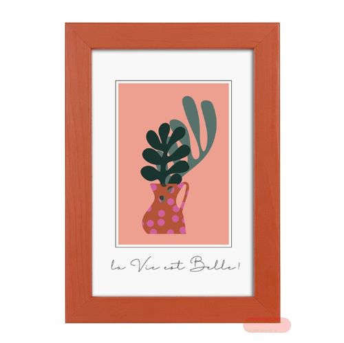 Bild von Bilderrahmen für Foto Bildformat 10x15cm, Holz, Aura Rust - VE 3