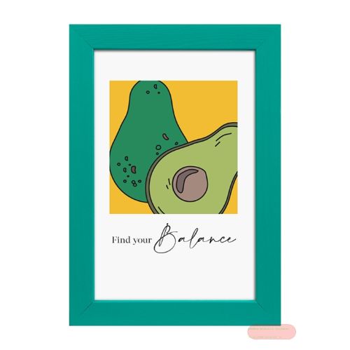 Bild von Bilderrahmen für Foto Bildformat 10x15cm, Holz, Lunaro green - VE 3