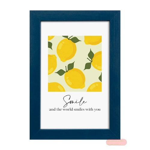 Bild von Bilderrahmen für Foto Bildformat 10x15cm, Holz, Lunaro indigo - VE 3