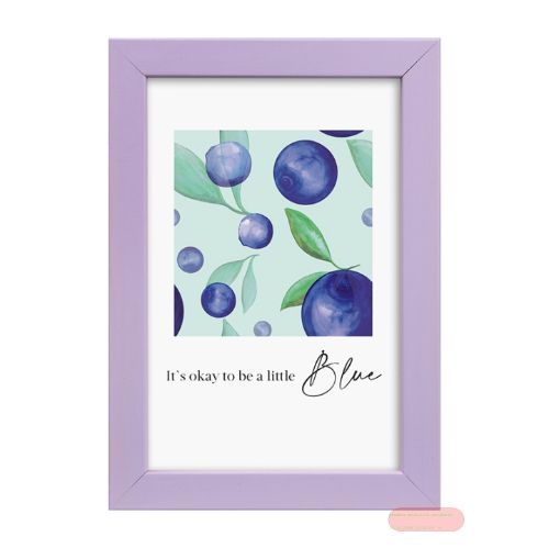 Bild von Bilderrahmen für Foto Bildformat 10x15cm, Holz, Lunaro liliac - VE 3