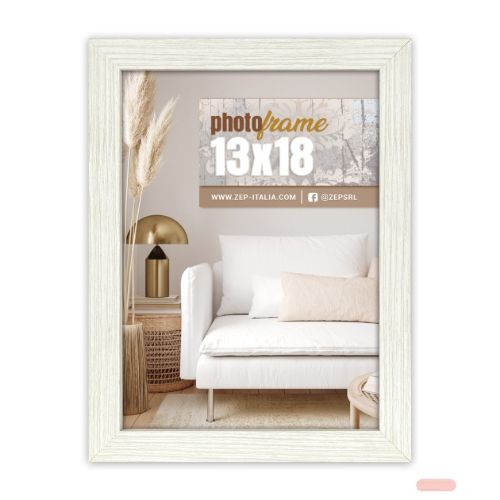 Bild von Bilderrahmen Holz Halle white 15x20cm, HK568W - VE 3