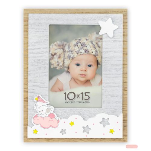 Bild von Bilderrahmen Holz Ilaria pink 10x15cm, VG646P - VE 3