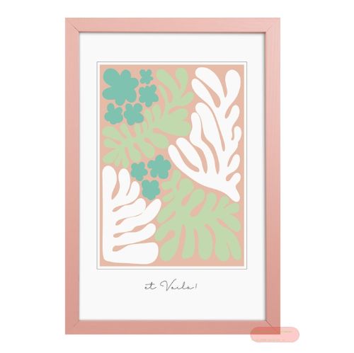 Bild von Bilderrahmen für Foto Bildformat 20x30cm, Holz, Aura Dirty Rose - VE 3