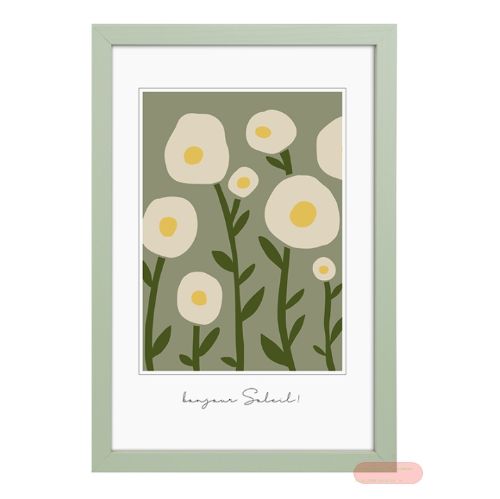 Bild von Bilderrahmen für Foto Bildformat 20x30cm, Holz, Aura Peppermint - VE 3