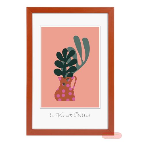 Bild von Bilderrahmen für Foto Bildformat 20x30cm, Holz, Aura Rust - VE 3