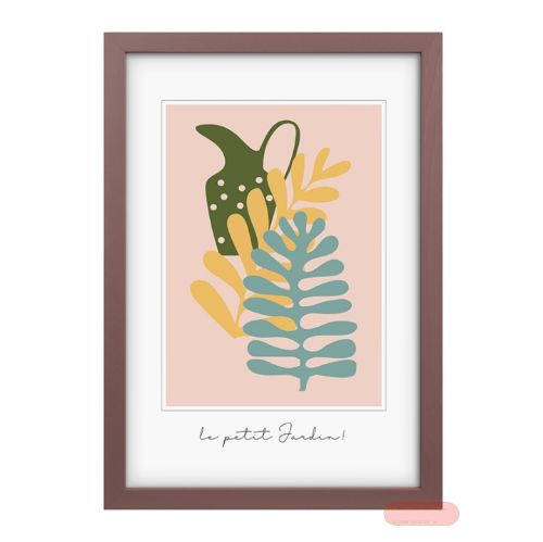 Bild von Bilderrahmen für Foto Bildformat 20x30cm, Holz, Aura Taupe - VE 3