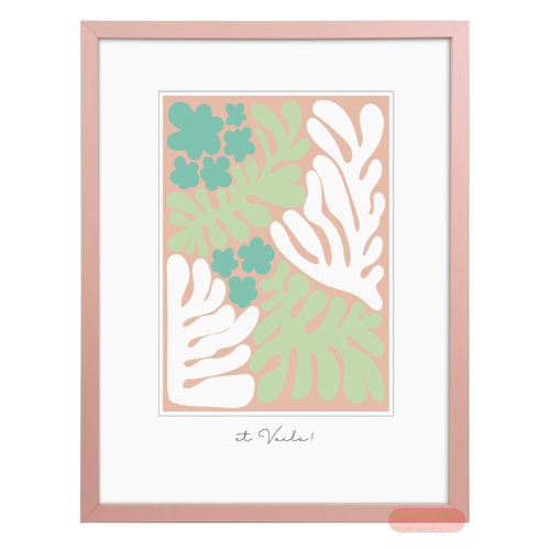 Bild von Bilderrahmen für Foto Bildformat 30x40cm, Holz, Aura Dirty Rose - VE 2