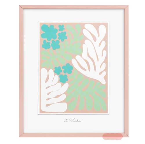 Bild von Bilderrahmen für Foto Bildformat 40x50cm, Holz, Aura Dirty Rose - VE 2