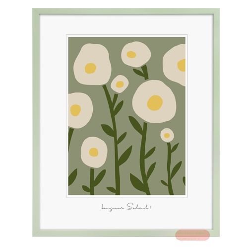 Bild von Bilderrahmen für Foto Bildformat 40x50cm, Holz, Aura Peppermint - VE 2