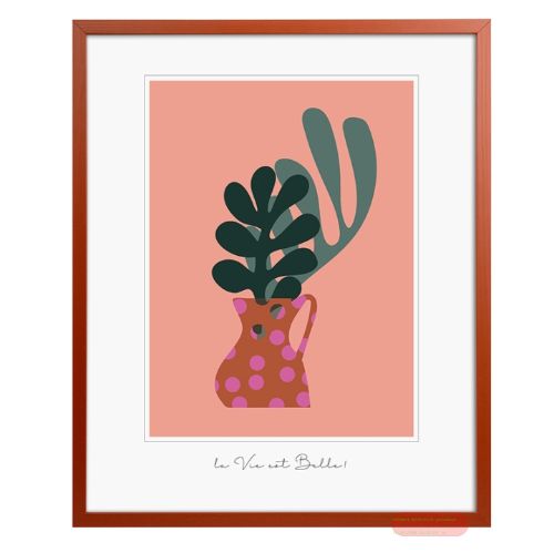 Bild von Bilderrahmen für Foto Bildformat 40x50cm, Holz, Aura Rust - VE 2