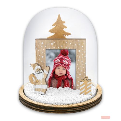 Bild von Bilderrahmen Glas/Holz Pavlov 5x7 (ø 11,5 h13) CH95H - VE 2