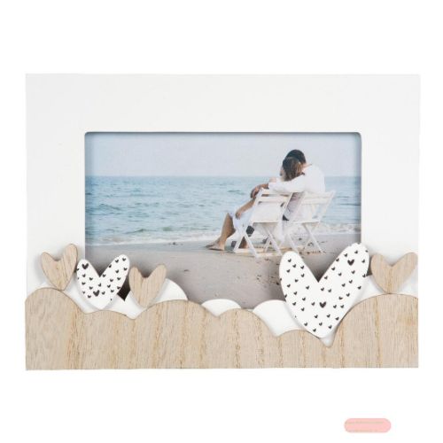 Bild von Bilderrahmen für Foto Bildformat 10x15cm, MDF, Hygge Heart - VE 3
