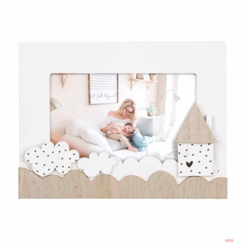 Bild von Bilderrahmen für Foto Bildformat 10x15cm, MDF, Hygge Heart - VE 3