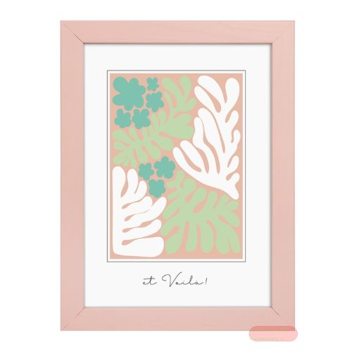 Bild von Bilderrahmen für Foto Bildformat 13x18cm, Holz, Aura Dirty Rose - VE 3