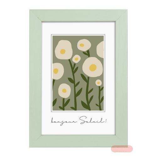 Bild von Bilderrahmen für Foto Bildformat 13x18cm, Holz, Aura Peppermint - VE 3