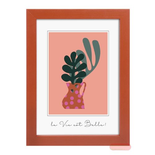 Bild von Bilderrahmen für Foto Bildformat 13x18cm, Holz, Aura Rust - VE 3