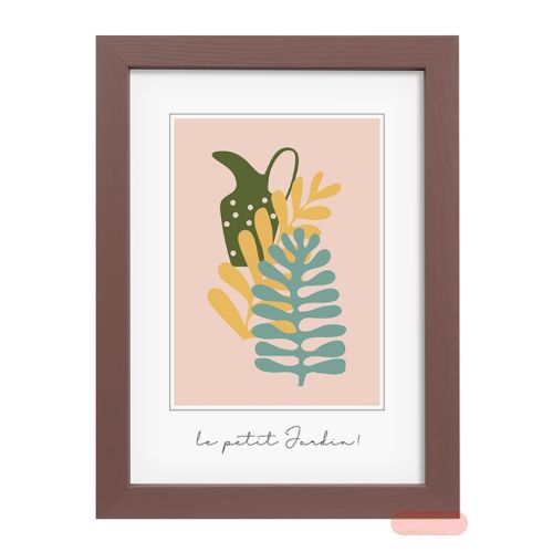 Bild von Bilderrahmen für Foto Bildformat 13x18cm, Holz, Aura Taupe - VE 3