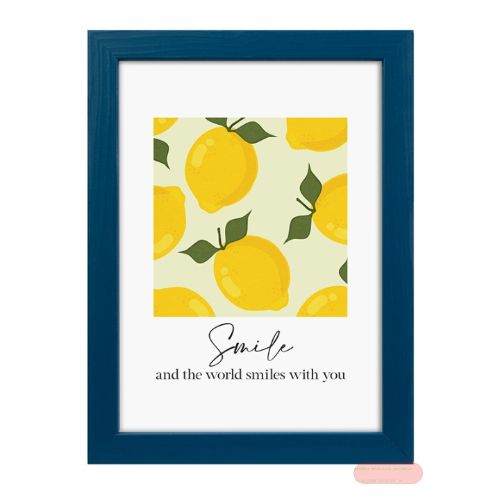 Bild von Bilderrahmen für Foto Bildformat 13x18cm, Holz, Lunaro indigo - VE 3