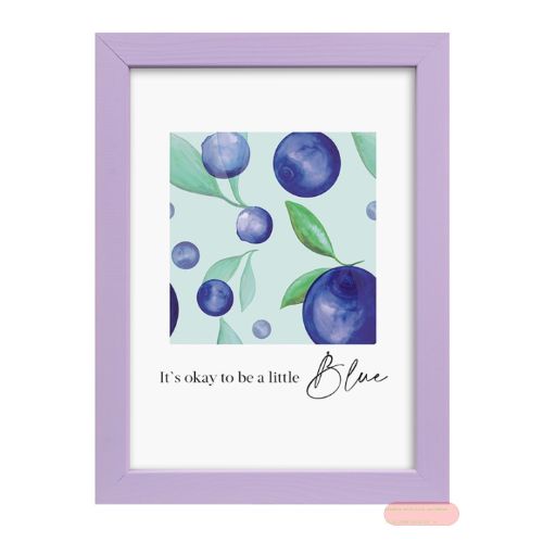 Bild von Bilderrahmen für Foto Bildformat 13x18cm, Holz, Lunaro lilac - VE 3