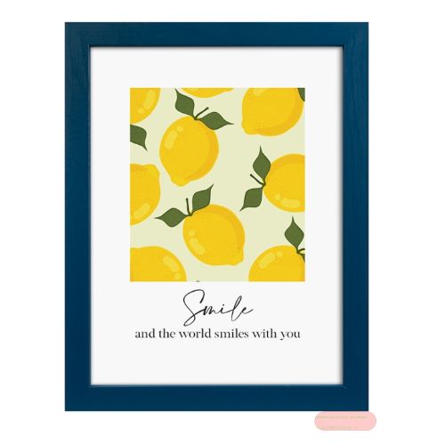 Bild von Bilderrahmen für Foto Bildformat 15x20cm, Holz, Lunaro indigo - VE 3