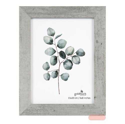 Bild von Bilderrahmen für Foto Bildformat 15x20cm, MDF, Concrete Beton - VE 3