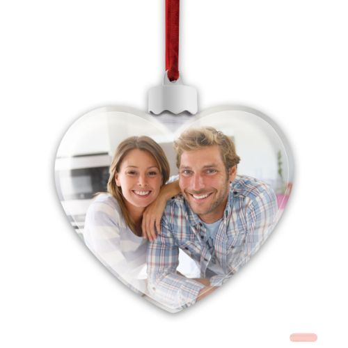 Bild von Bilderrahmen Hängedekoration Lovely Heart transparent, 10x8,5cm, SF6HT, Einzelbox - VE 6