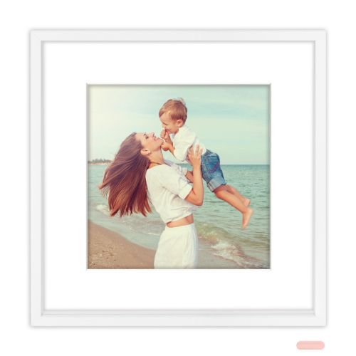 Bild von Bilderrahmen Holz Alice white, 20x20/30x30 (32x32x3) AW620W - VE 3