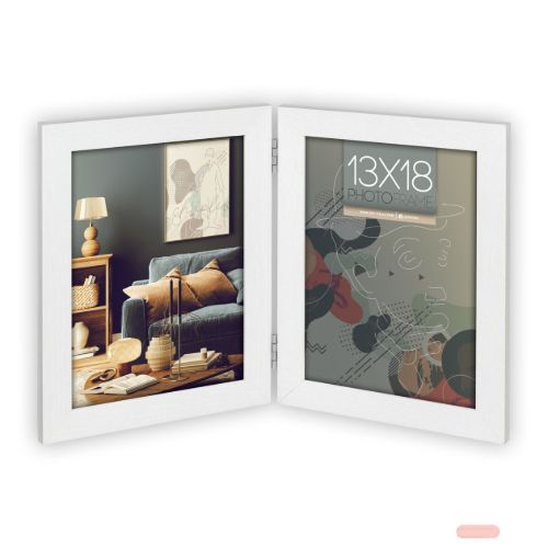 Bild von Bilderrahmen Holz Chaplin White 2Q 2x13x18, LT477W - VE 3