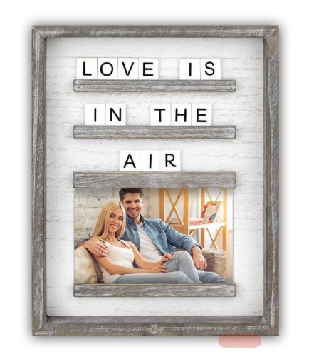 Bild von Bilderrahmen Holz Chiara 10x15cm inkl.Buchstaben, gb LE1222 - VE 2