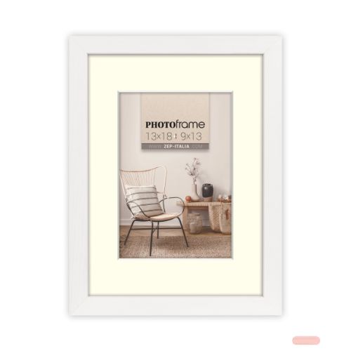 Bild von Bilderrahmen Malmo White aus MDF für Foto 10x15/15x20cm, V4568W - VE 3