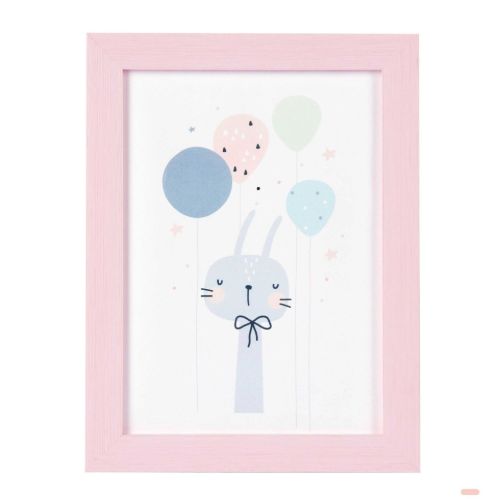 Bild von Bilderrahmen MDF für Foto Bildformat 10x15cm, light pink - VE 2