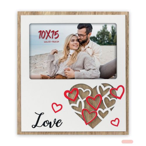 Bild von Bilderrahmen Holz Tamara 10x15, VR3466 - VE 3