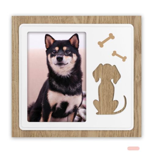 Bild von Bilderrahmen Holz Peggy 10x15cm,Hunde, ZX346 - VE 3