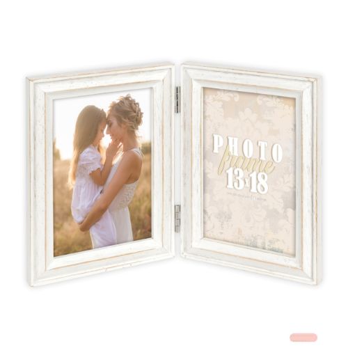 Bild von Bilderrahmen Holz Rosel white 2Q, 2x13x18 (32x21), AC557W - VE 2