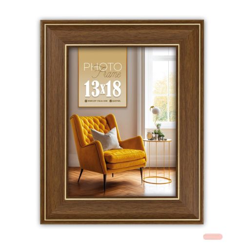 Bild von Bilderrahmen Kunststoff 15x20cm Venezia brown, VN868B - VE 3