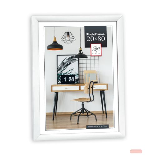 Bild von Bilderrahmen Kunststoff Basic Frame White 21x29,7 - KW11 - VE 12
