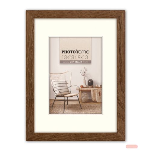 Bild von Bilderrahmen Malmo Brown aus MDF für Foto 20x30/30x40cm, V4534D