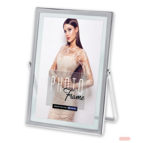 Bild von Bilderrahmen Meltall Marion Silver für 1 Foto 13x18cm, VS857S - VE 3